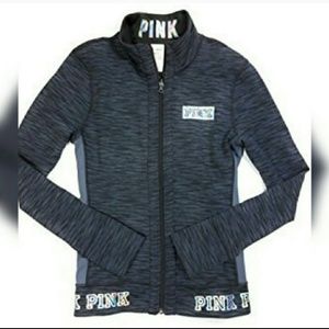 ♡Vs pink LIMITED reversible scuba jacket♡
